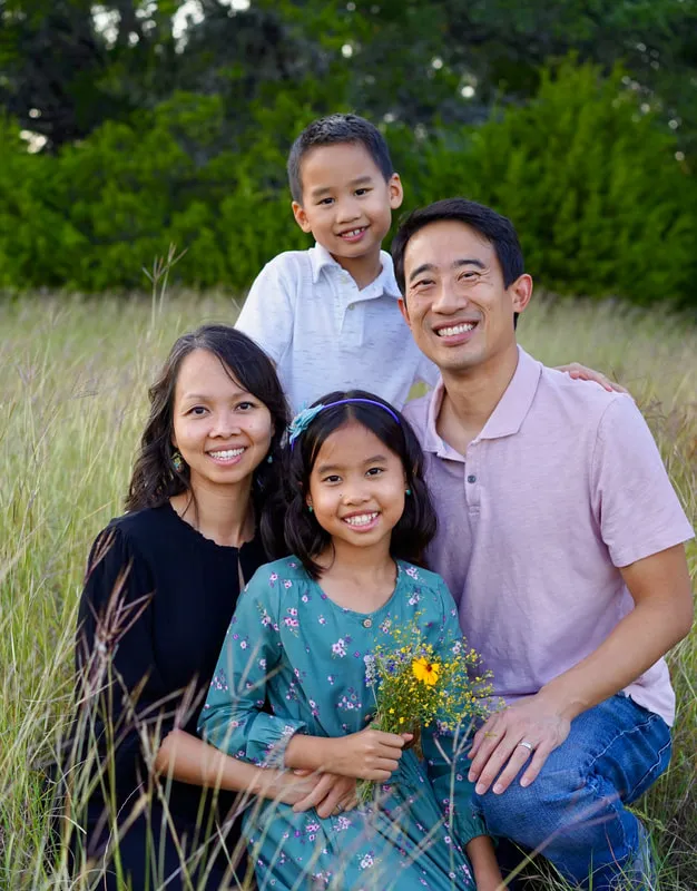 Dr. Sean and Dr. Minnie with their family